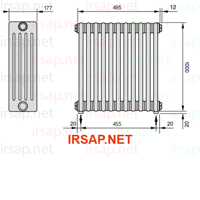 Радиатор IRSAP Tesi 51000/11 T16 CL 01